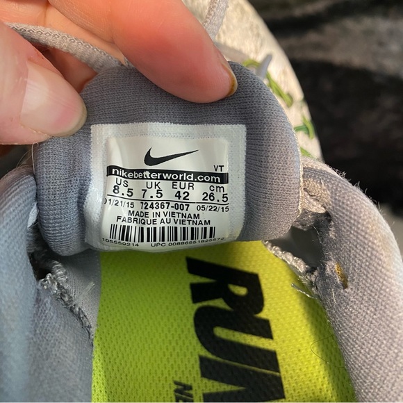 Nike Air Max 2015 Anniversary Pack Reflective Silver Volt Mens 8.5 Like New EUC - Picture 5 of 9